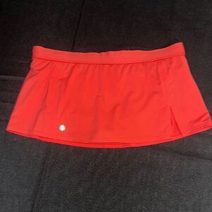 Athleta Coral Bathing Suit Skirt w/ Built in Bottom Size Medium